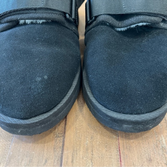 Suicoke NOTS-VM BLACK SHERLING LINED SANDALS SIZE US 5/ EU 36 Unisex Adjustable - Picture 3 of 9
